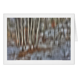 Cartão Cluster Poplar na placa de vento