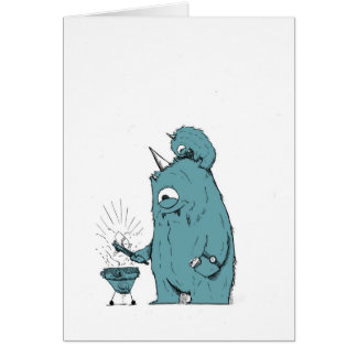 Cartão Clyde gosta de ajudar seu pai!