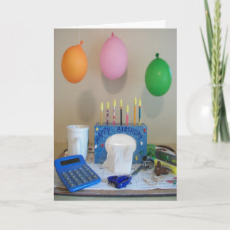 Cartão Co-Worker Birthday Greeting Card