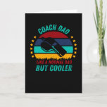 Cartão Coach Dad  - Cool Fathers Day Gift<br><div class="desc">Add some fun to your Coach wardrobe with this amazing retro vintage daddy design,  or give it as the perfect gift for an appreciated dad. The perfect present for fathers day or dad's birthday.</div>