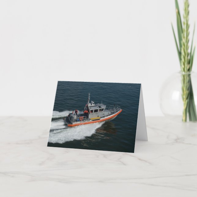 Cartão Coast Guard Patrol Note Card (Frente)