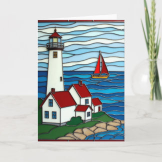 Cartão Coastal Fathers Day Art Card