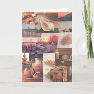 Cartão Coastal Themed Greeting Card