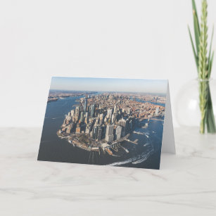 Cartão Coastline   Manhattan, Nova Iorque