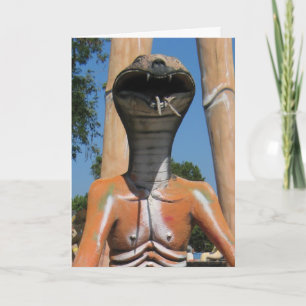 Cartão Cobra AKA Cobra Head ... Inferno Budista