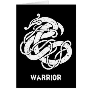Cartão Cobra do estilo de Viking Urnes