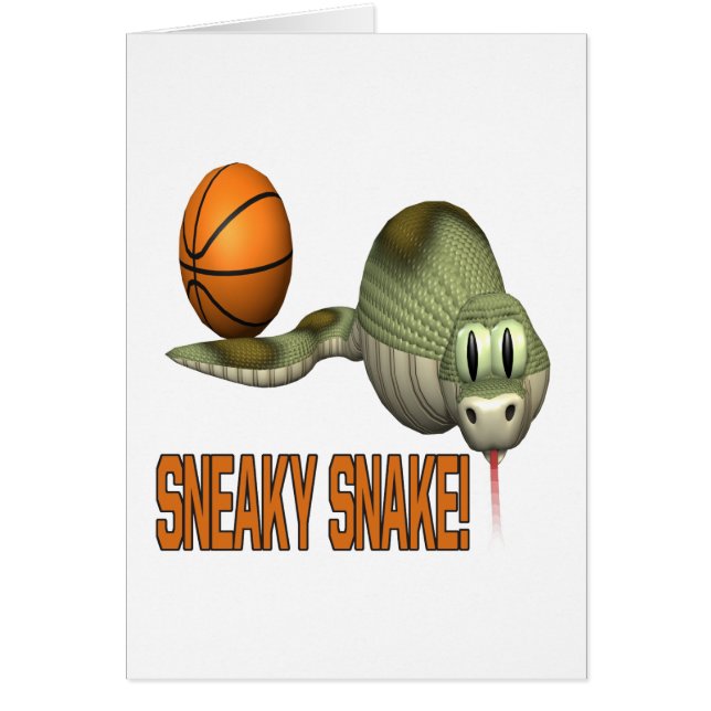 Cartão Cobra Sneaky (Frente)