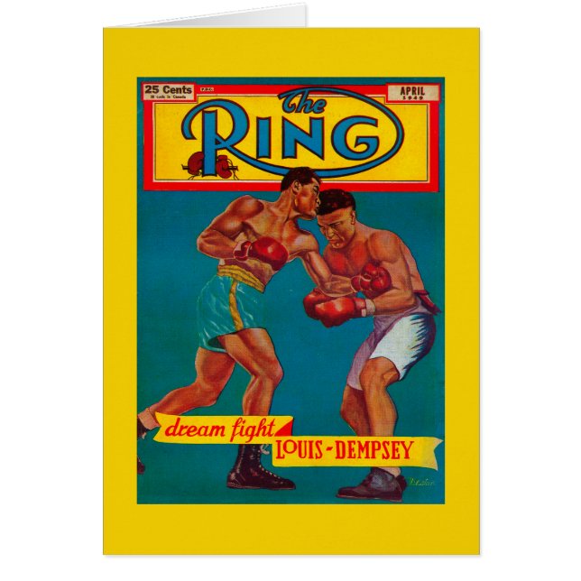 Cartão Cobrir da Revista Ring (Frente)