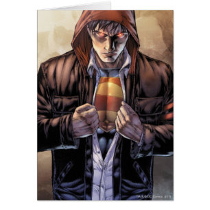 Cartão Cobrir da Terra Superman - Cor