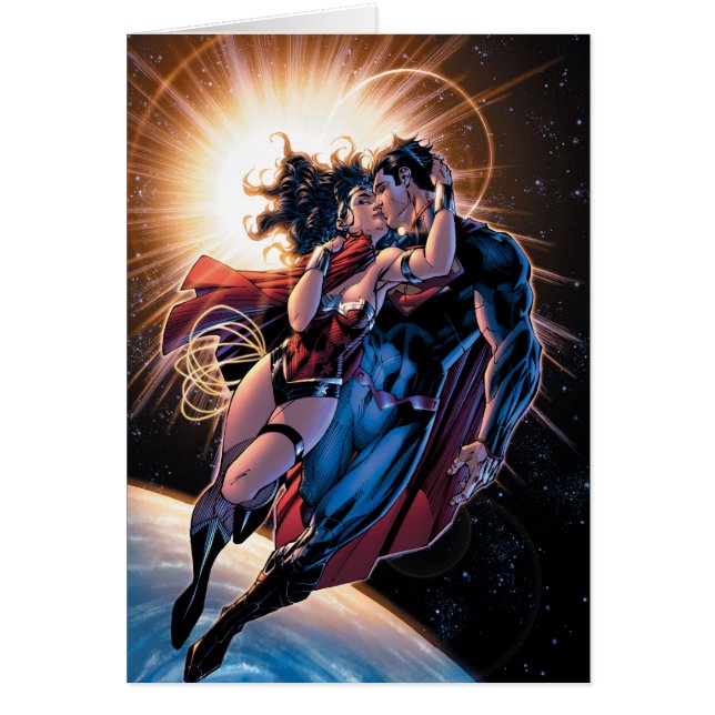 Cartão Cobrir nº 12 da Liga da Justiça (Frente)