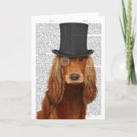 Cocker Spaniel, Formal Hound and Hat