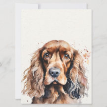 Cocker Spaniel Watercolor