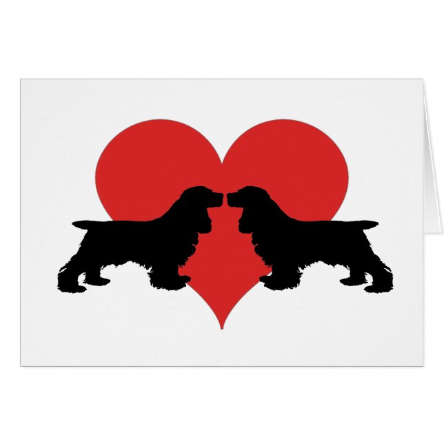 Cartão Cockerlove (Frente Horizontal)