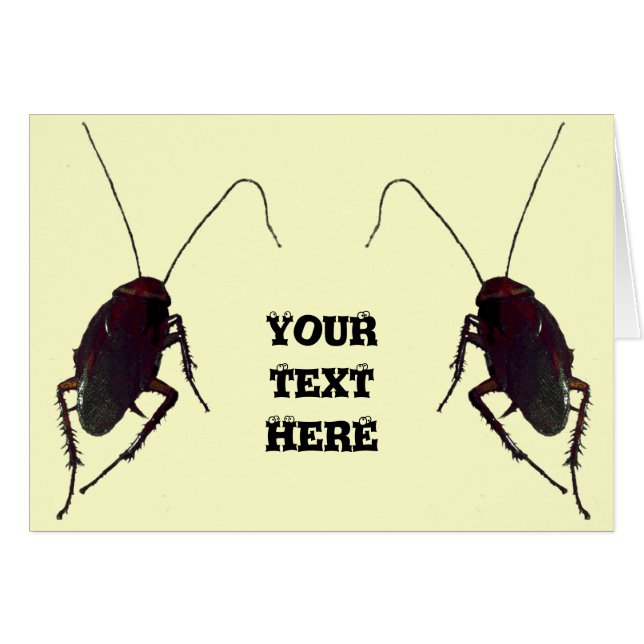 Cartão Cockroach (Frente Horizontal)