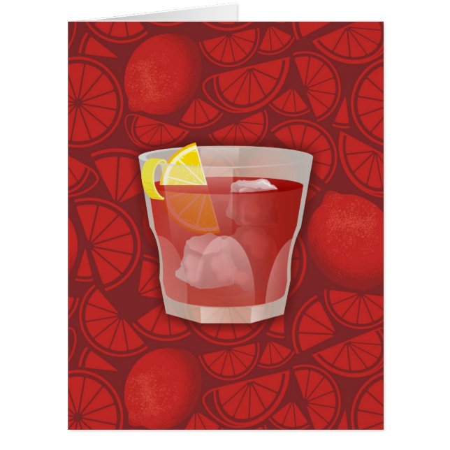 Cartão cocktail americano (Frente)
