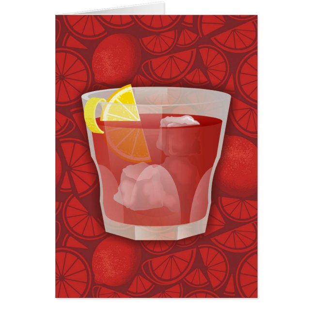 Cartão cocktail americano (Frente)