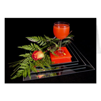 Cartão Cocktail do Belle do casamento