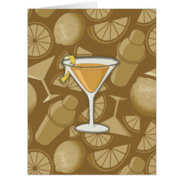 Cartão cocktail Sidecar