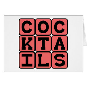 Cartão Cocktails, Bebidas Alcoólicas