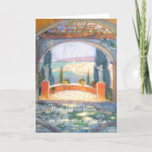 CARTÃO COCKTAILS ON THE TERRACE OF THE VILLA