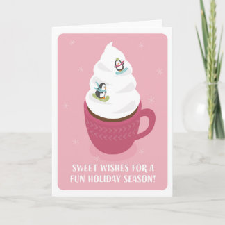 Cartão Cocoa Mountain Holiday Card (blank inside)