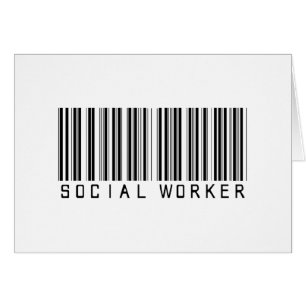 Cartão Código de barras do assistente social