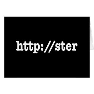 Cartão código de http://ster/HTML