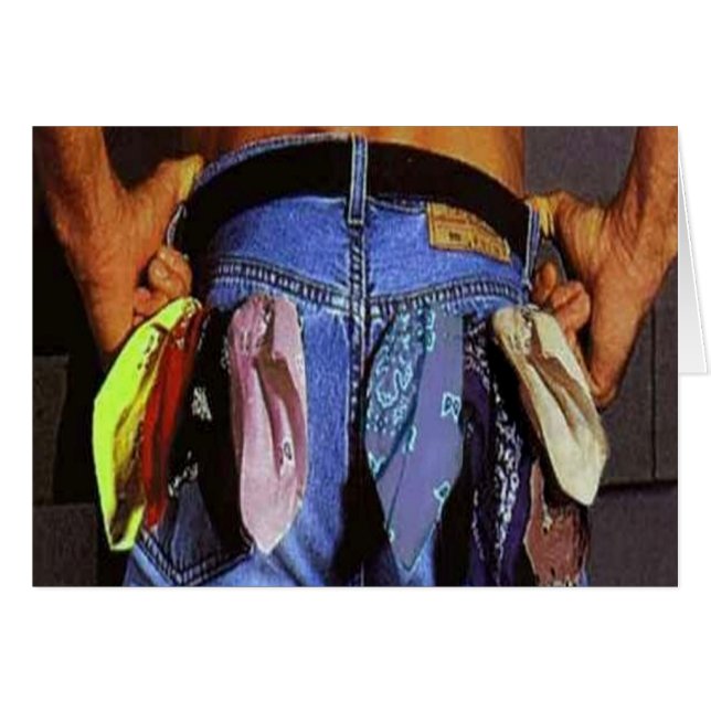 Cartão Código de lenço (Frente Horizontal)