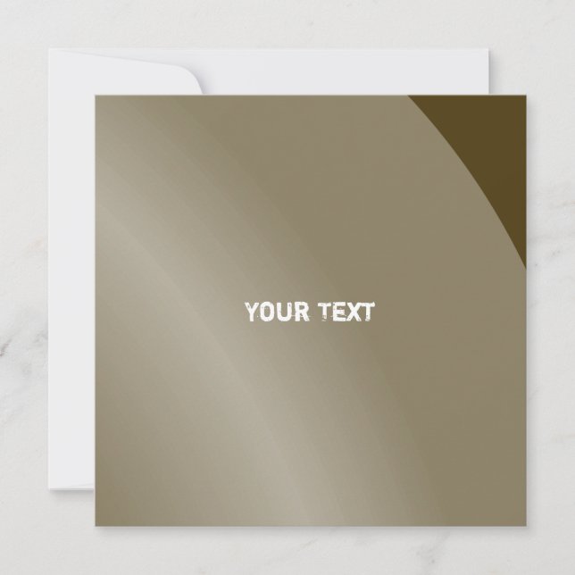 Cartão Código Qr Moderno Moderno Monocromático Castanho M (Frente)