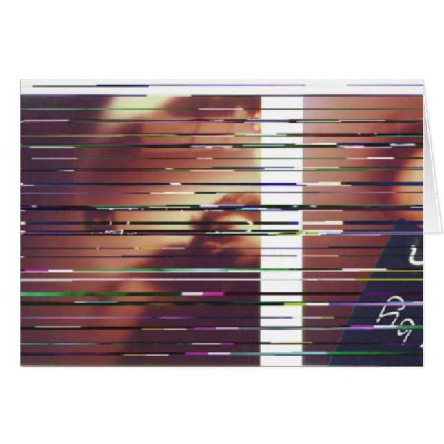 Cartão Código ruim 2007 quando a tecnologia toca conosco  (Frente Horizontal)