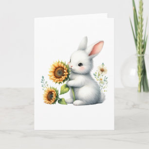 Cartão Coelhinho Bonito com Saudação All-Occasion de Sunf