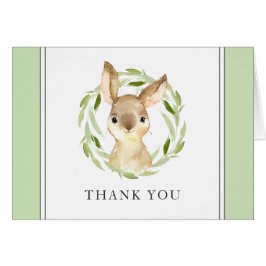Cartão Coelhinho De Água Bonito Obrigado