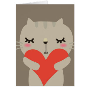 Cartão Coelho bonito com amor