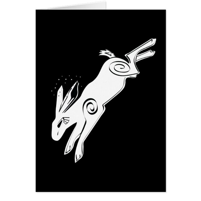 CARTÃO COELHO CÓSMICO (Frente)