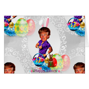 Cartão coelho da Páscoa