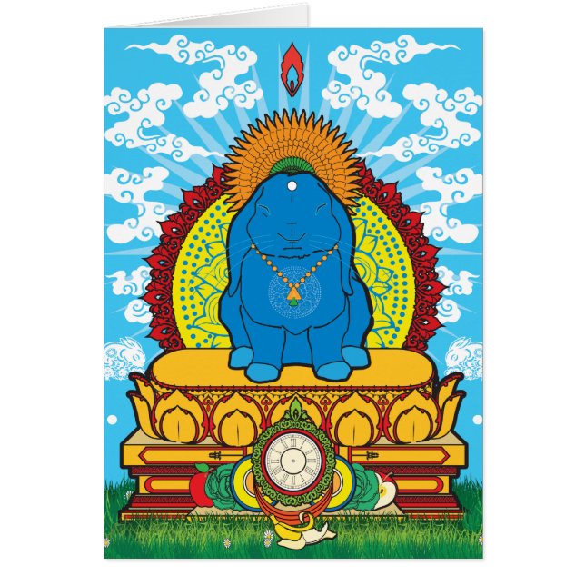 CARTÃO COELHO DE BUDDHA (Frente)