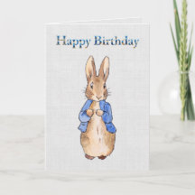 Coelho de Conto de Fadas Clássico Feliz Aniversári