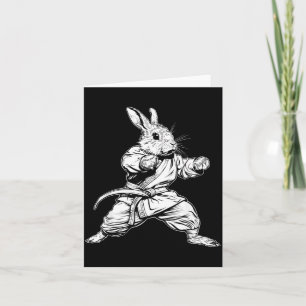 Cartão Coelho de Karate Jiu-Jitsu MMA Taekwondo Artes Mar