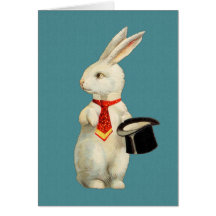 Coelho do branco do vintage