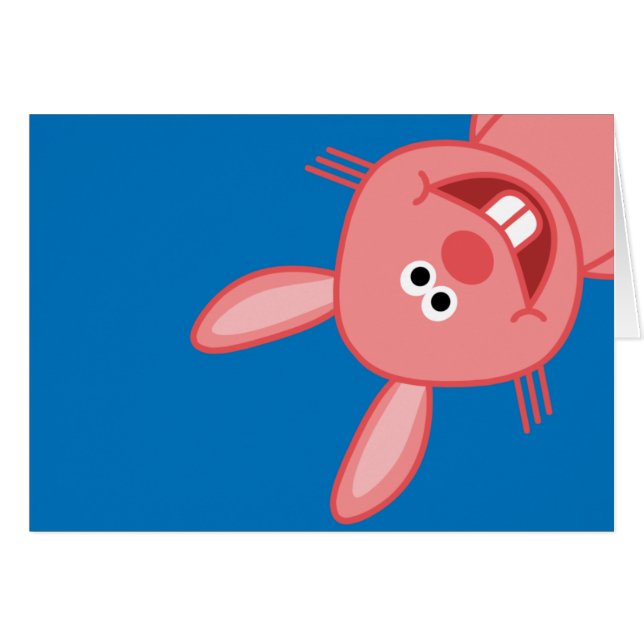 CARTÃO COELHO FELIZ (Frente Horizontal)