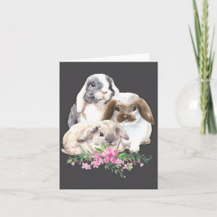 Cartão Coelhos Coelhos Mamãe Coelho