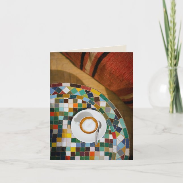 Cartão Coffee Invitation Greeting Card (Frente)