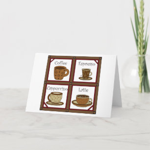 Cartão Coffee Lover