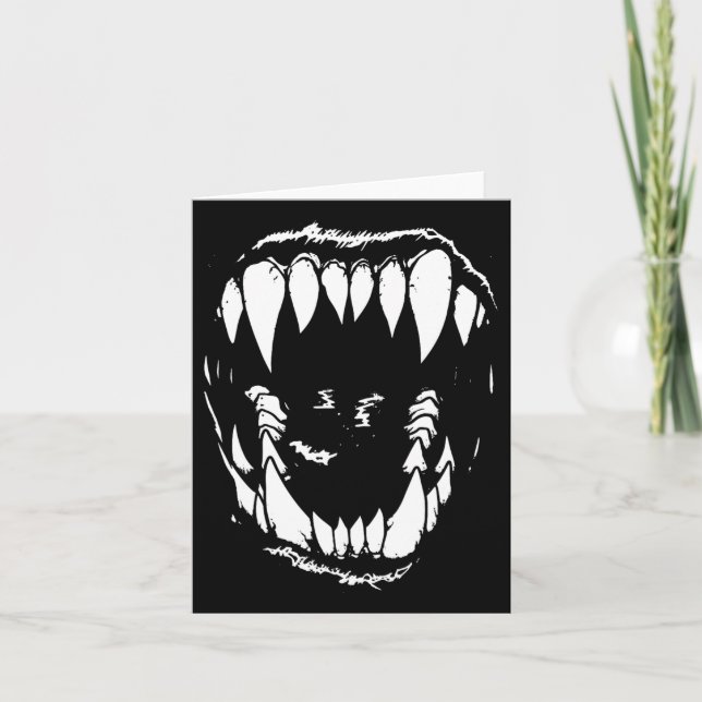 Cartão Coffins E Café Funny Skeleton Halloween (Frente)