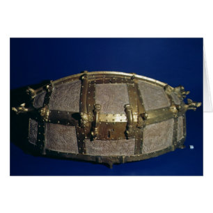 Cartão Cofre de Viking para o ouro