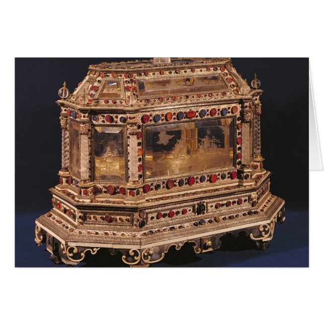 Cartão cofre do casamento, 1753 (Frente Horizontal)