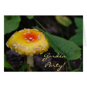 Cartão Cogumelo Amarelo Incrível