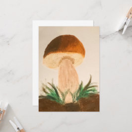 Cartão Cogumelo Porcini