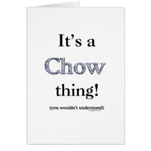 Cartão Coisa Chow Chow