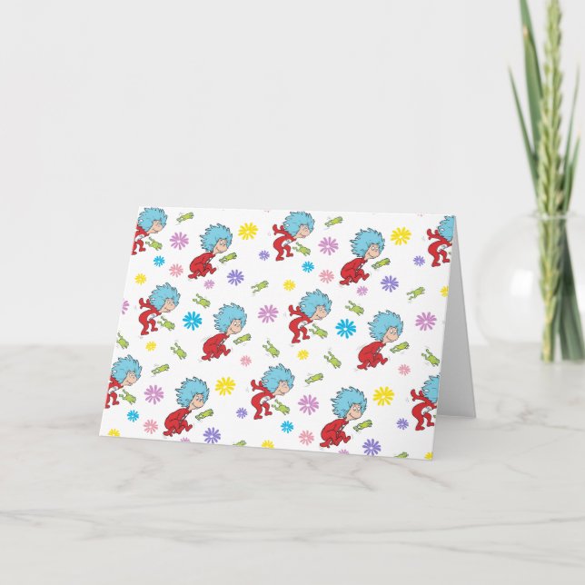 Cartão Coisa Uma Coisa Dois Padrões De Coisas De Sapo Hop (Frente)